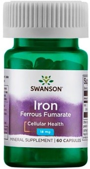 Swanson Iron Ferrous Fumarate 18 mg 